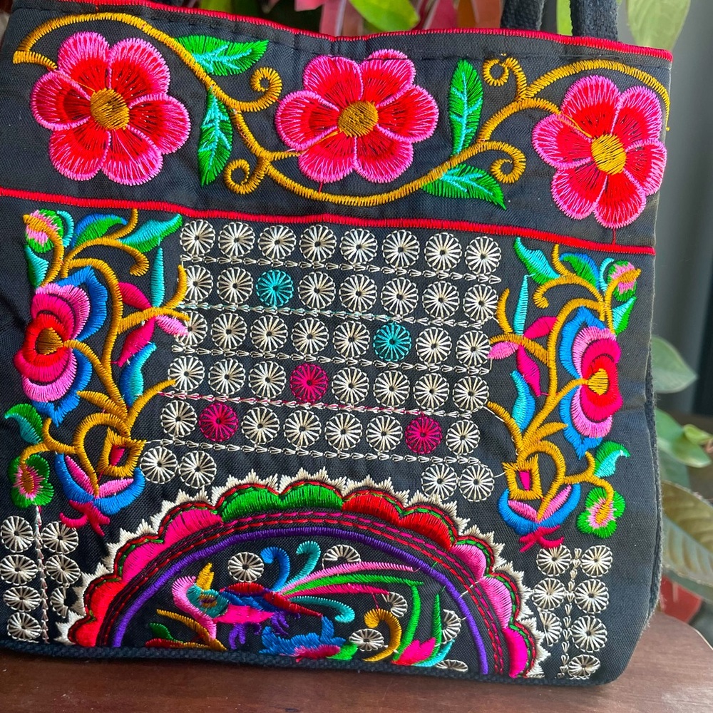 ❤️  Vintage Adorable Tapestry’s mini purse BoHo Embroidery unique design